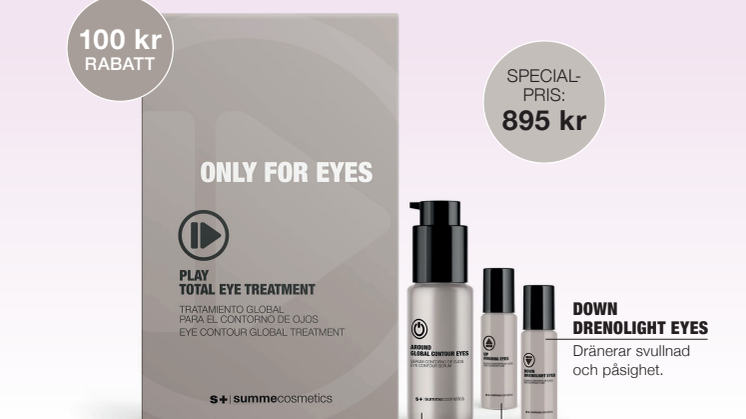 PLAY _TOTAL EYE TREATMENT KIT TILL SPECIALPRIS