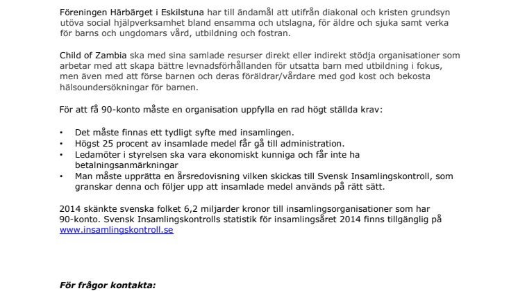 Två nya insamlingsorganisationer har beviljats 90-konto 