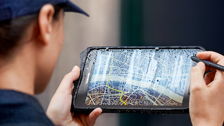   Galaxy Tab Active2 gör tufft arbete lätt