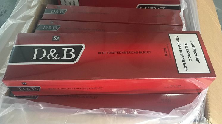 Op Brut cigarettes seized by HMRC Manchester 2