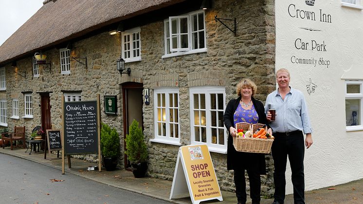 The busy village pub is a sign of thriving rural community