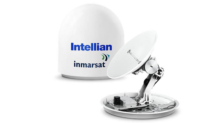 Intellian’s new GX60NX antenna, now type approved for use on the Inmarsat network