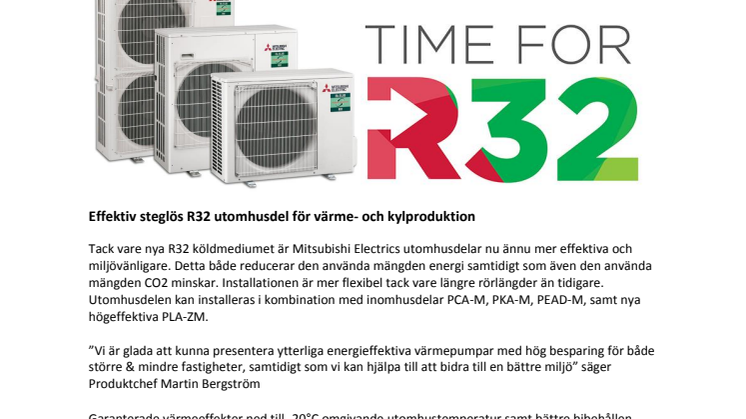 Miljövänliga & energieffektiva värmepumpslösningar för framtiden