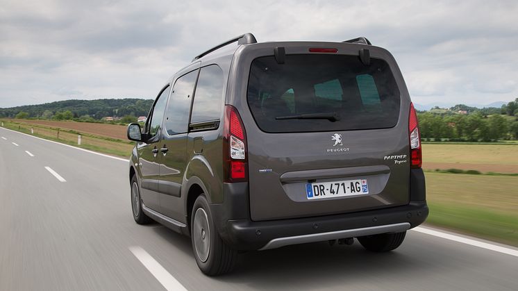  Peugeot Partner Tepee är redo för nya äventyr