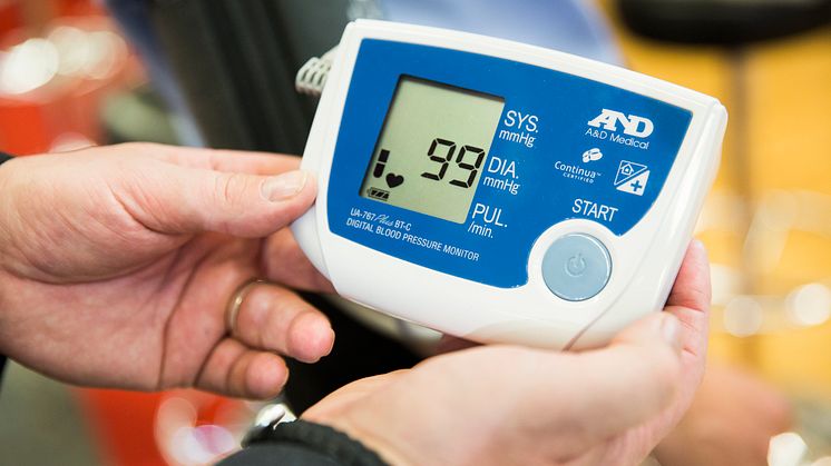 Blodtrycksmätare på Vitalis