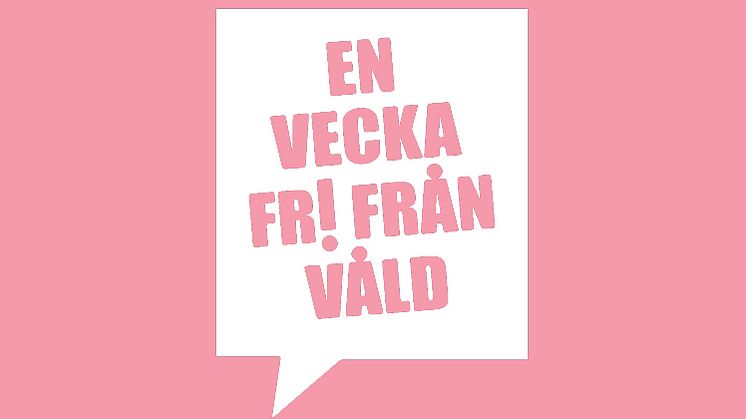 En vecka fri från våld