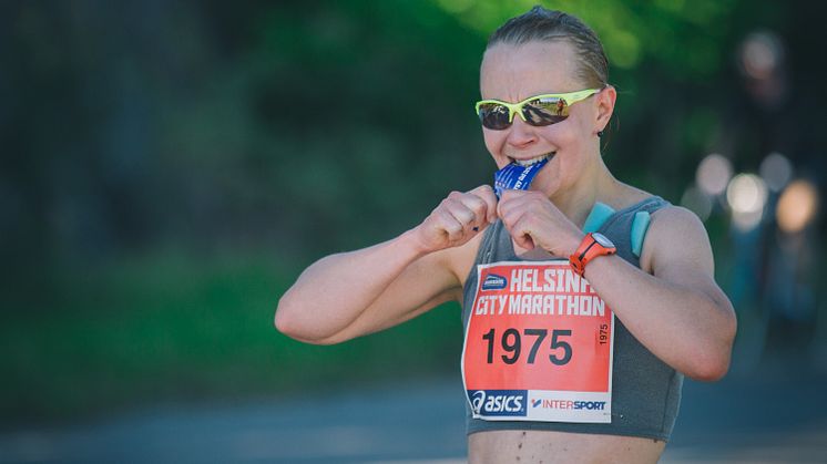 Geelitauko Maxim Helsinki City Marathonilla