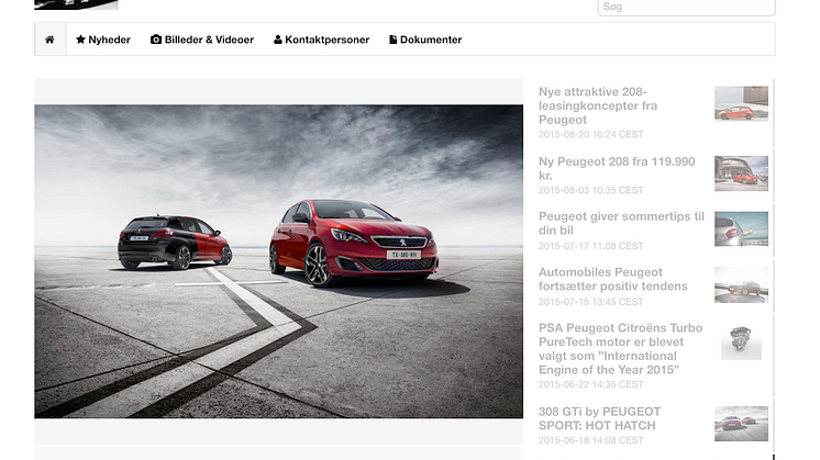 Peugeot: Driving Web Traffic With Mynewsdesk