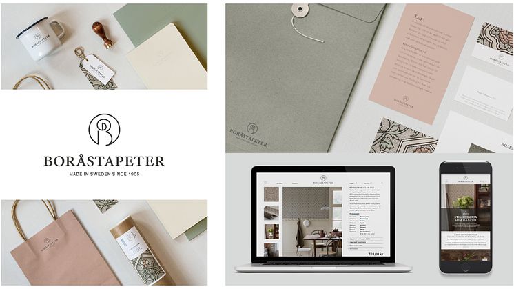 Boråstapeter get a new logo and a new look