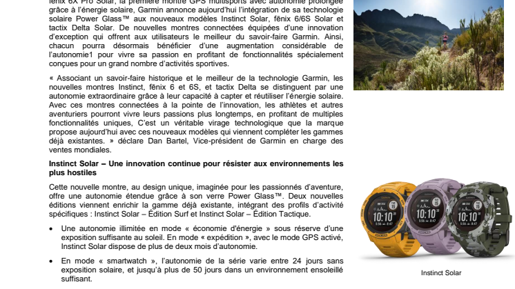 CP Garmin Solar Series