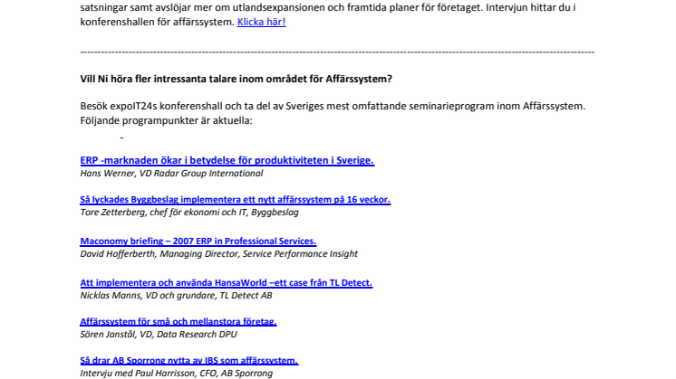 2008 års uppdatering av Bostonmatrisen för Affärssystem