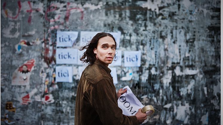 Alex Jubell spelar huvudrollen i Malmö Stadsteaters och Malmö Operas stora samproduktion tick, tick... BOOM!, som får premiär på Hippodromen 23 februari 2024. Foto Johan Sundell