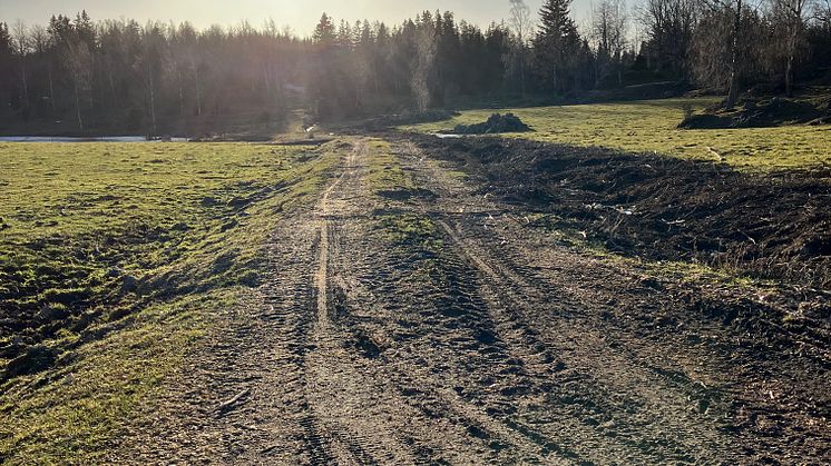 Vid platsen för den planerade gruvan i Västra Kärr.
