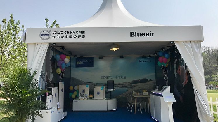 Blueair provides Clean Air at Volvo China Open