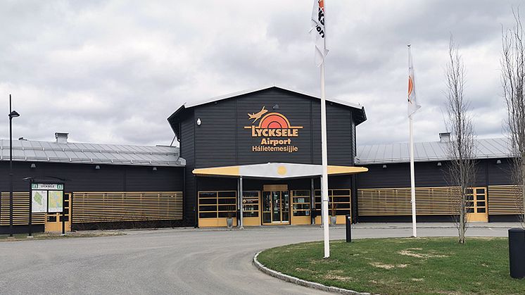 Lycksele flygplats undersöker fördelarna med solel i kallt klimat.