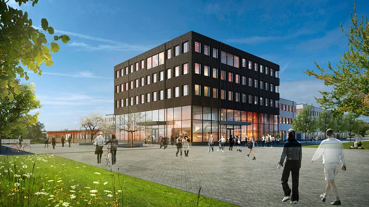 Byggstart för ny huvudbyggnad på Campus Ultuna i Uppsala