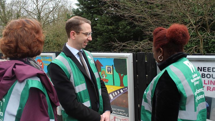 Mayor of Watford at Garston station - March 2019