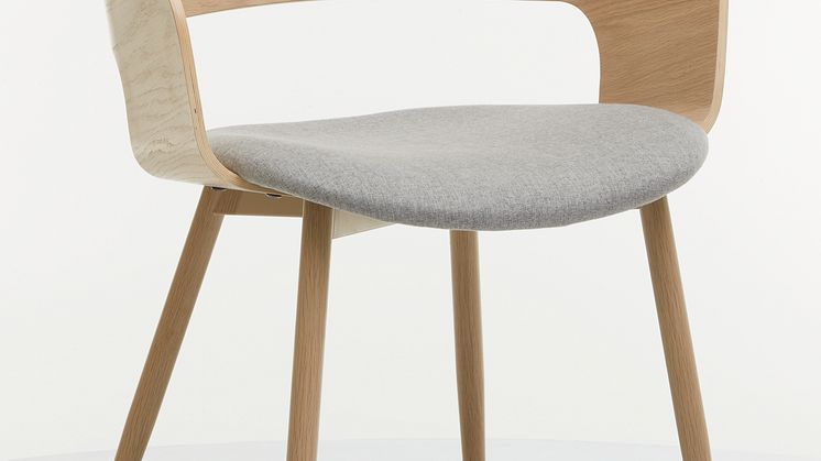Silla de comedor HVIDOVRE roble clarotela gris claro_129€ (x2).tif