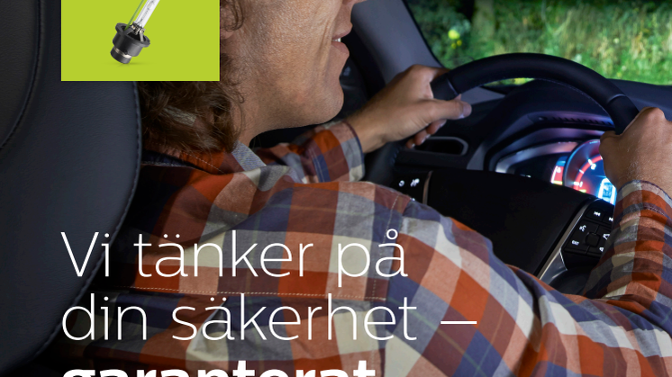 Philips lanserar en xenonlampa med 4 års garanti på Autoexpertens verkstadsmässa på Friends Arena 