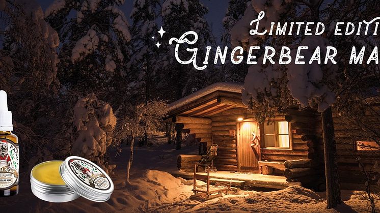 Skäggvård med doft av pepparkaka i limited edition från Mr Bear Family!