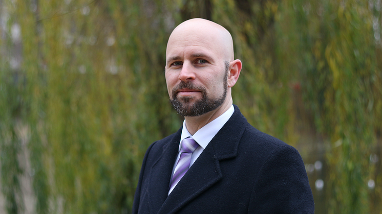 På bilden: Mattias Bjärnemalm, EU-kandidat för Piratpartiet. Foto: Tove Vesterlund