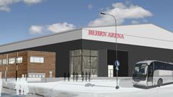 Pressvisning av ishallen Behrn arena, Örebro