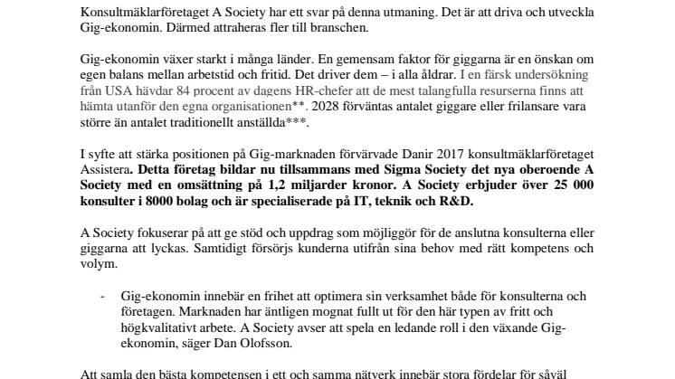 Brist på IT-kompetens hotar tillväxten. Gig-ekonomin och A Society har ett svar.