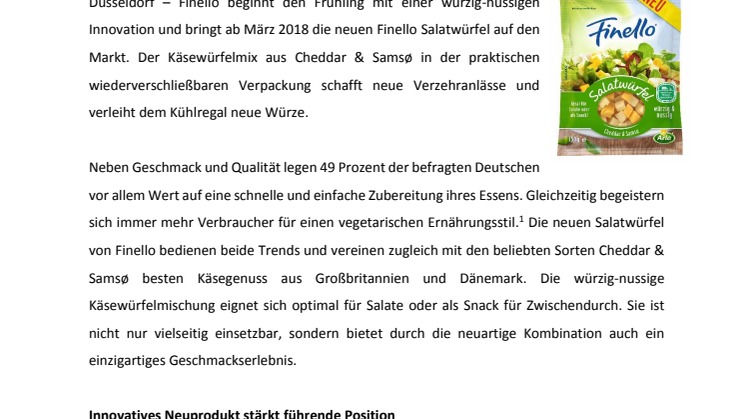 Marktführer setzt auf neues Käseformat