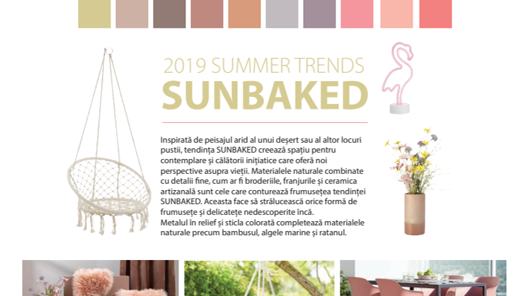 Sunbaked - Tendințele verii 2019 