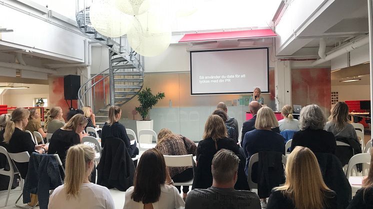 Frukostseminarium om datadriven PR med Karin Bäcklund