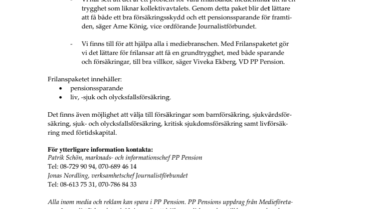 Nu lanserar vi Frilanspaketet