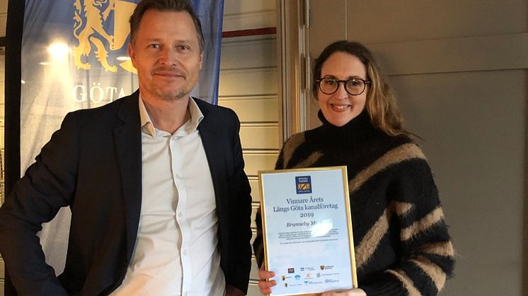 Magnus Hollwin, AB Göta kanalbolag och Lisa Allard, Brunneby Musteri.