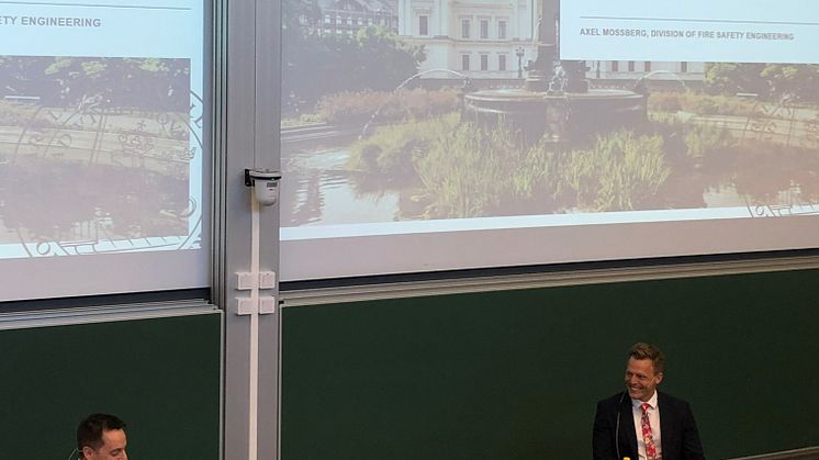 Avhandling om utrymningshissar godkänd efter disputation