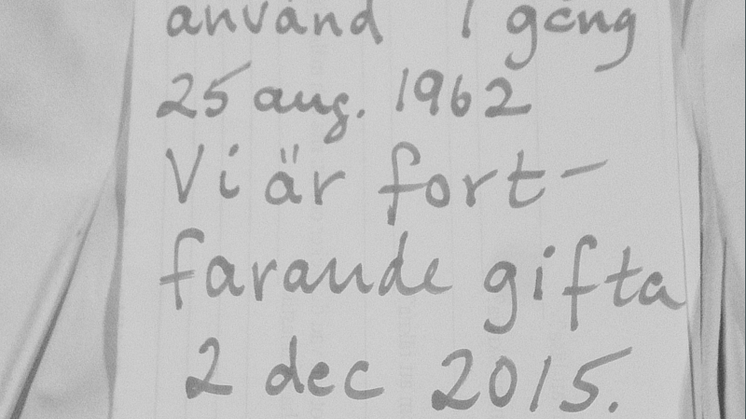 brev till brudklänning