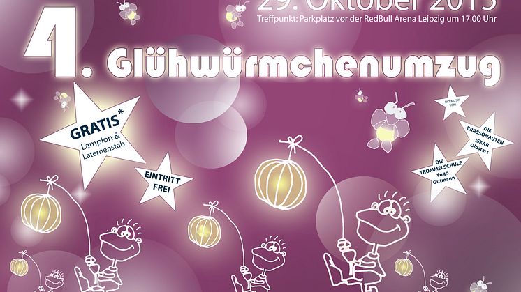 4. Leipziger Glühwürmchenumzug für den guten Zweck: Bärenherz darf sich vorstellen