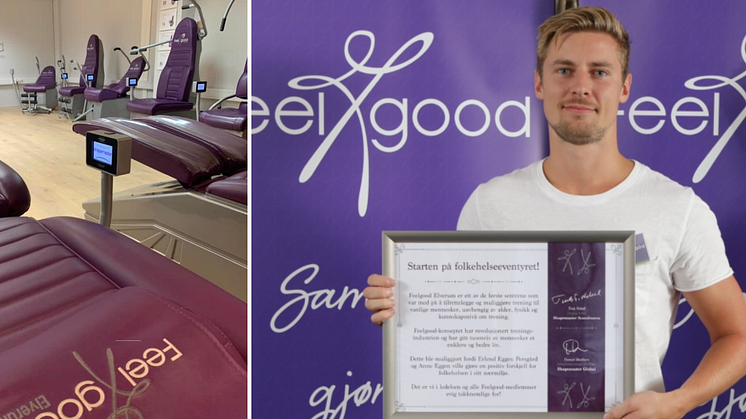 SENTEREIER: Fotballspiller Erlend Eggen Persgård satser på folkehelse med sitt senter Feelgood Elverum.