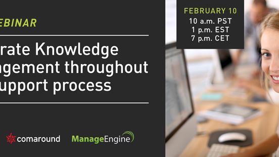 Integrate Knowledge Management throughout the support process