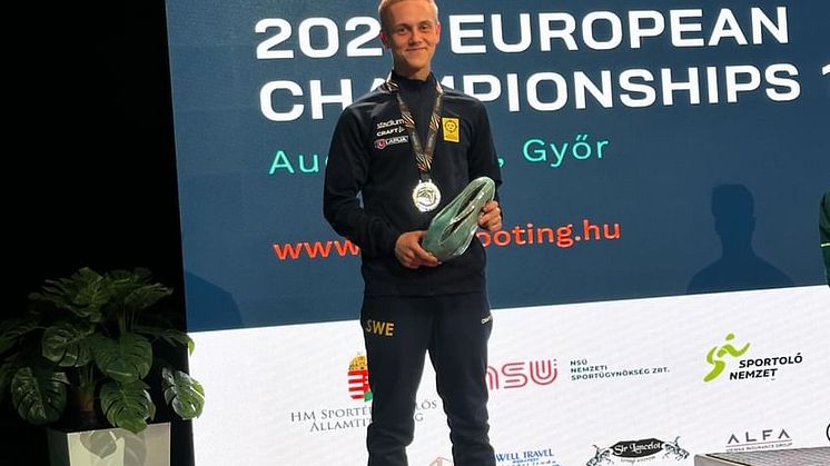 Victor Lindgren silvermedaljör på J-EM