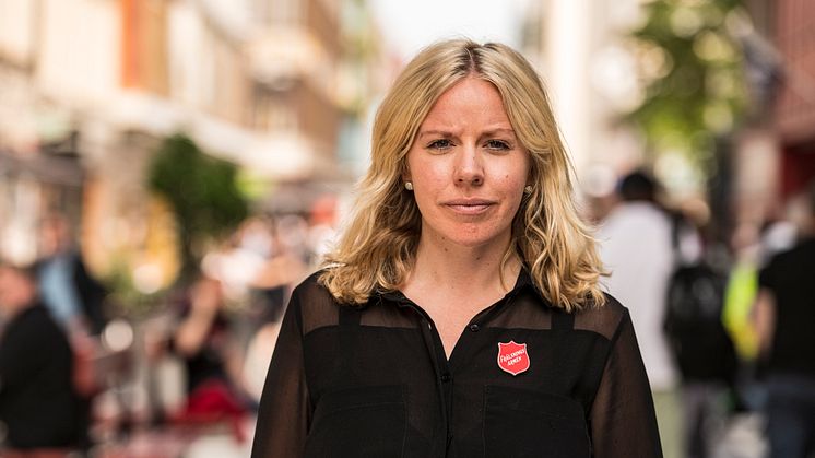 Madeleine Sundell, Frälsningsarmén, talesperson människohandel