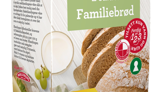 Familiebrød med d-vitamin og kalsium