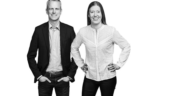 HusmanHagberg Skövde, Frans Jonsson och Elisabeth Flodkvist.