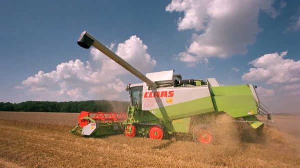 1997 TERRA TRAC Gen. I from CLAAS Industrietechnik on a LEXION 450