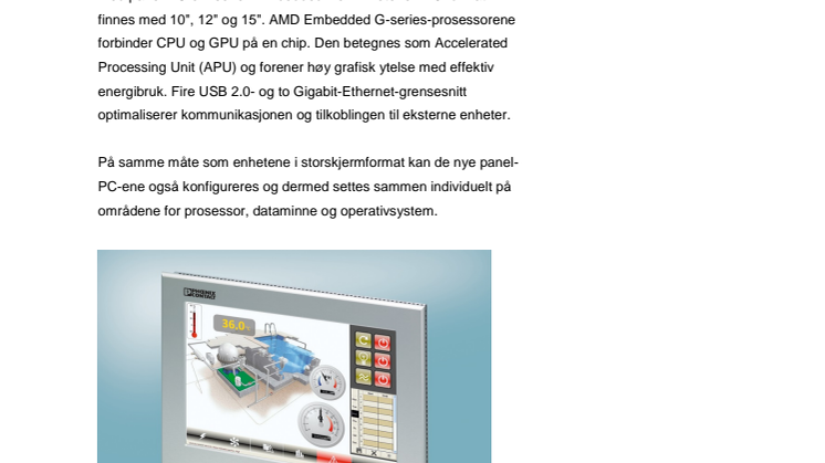 Panel-PC-er nå også i 4:3-format
