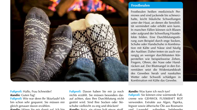 Das Beratungsgespräch: Kalten Füßen einheizen