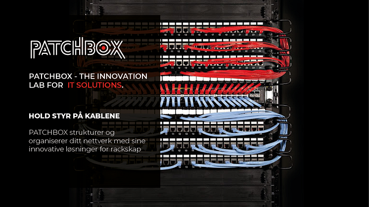 Hold styr på kablene med PATCHBOX