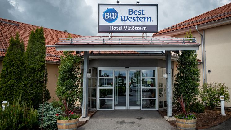 Efter en övergripande renovering och i ny regim ingår nu Best Western Hotel Vidöstern som medlemmar i BWH Hotel Group. 