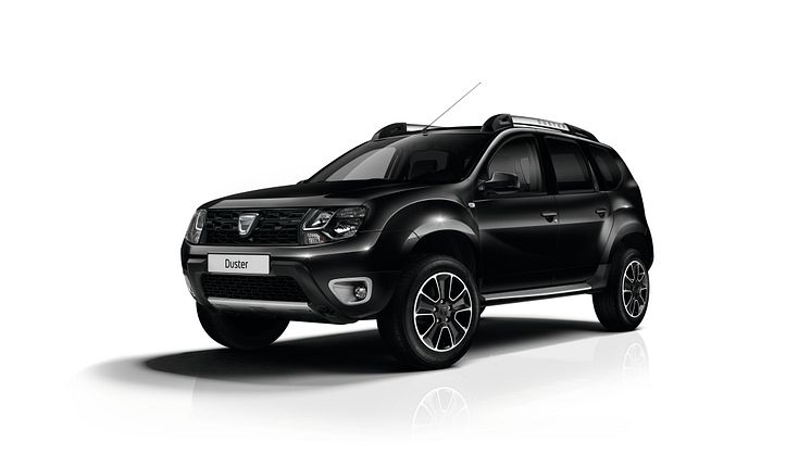 Dacia Duster Black Shadow er proppet med udstyr og lækre sorte detaljer som sorte alufælge og sort pianolak i kabinen