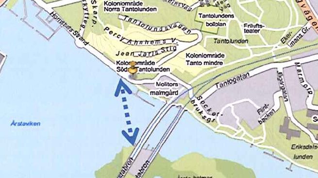 båttur till Årsta holmar
