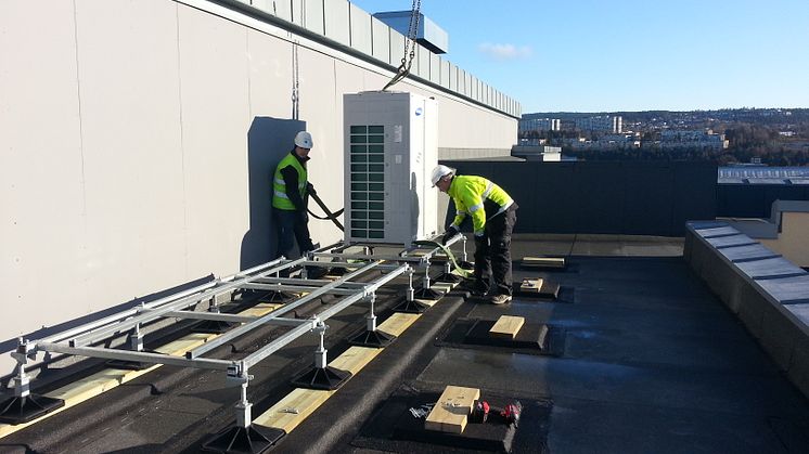 Installasjon av varmepumper på Solvang sykehjem - Omsorgsbygg Oslo KF