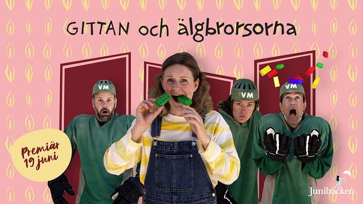 Den 19 juni är det premiär för Gittan och älgbrorsorna på Junibackens Trädgårdsscen